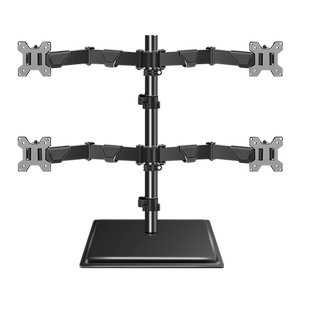 三屏显示器支架落地移动推车电脑多屏拼接四屏游戏炒股赛车模拟架