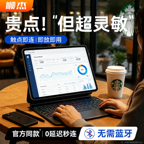 顺杰官方同款触点妙控键盘