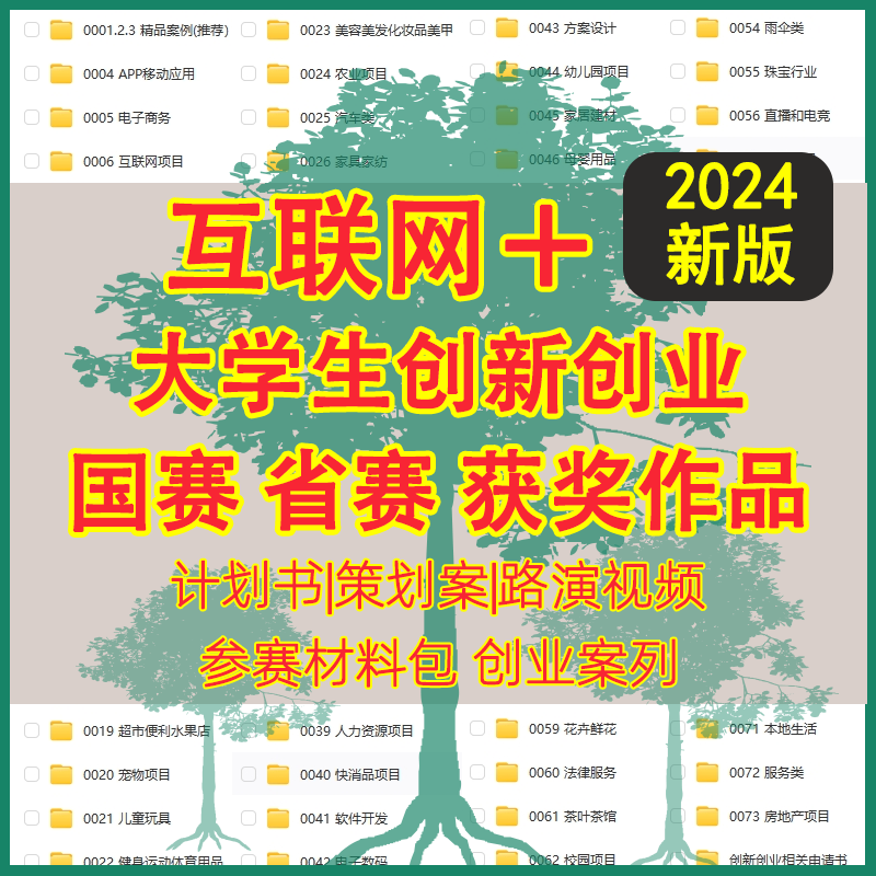大学生创新创业计划书word成设计素材/源文件