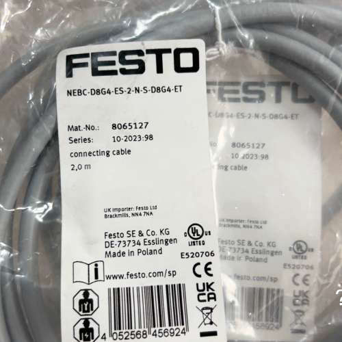 议价-FESTO 费斯托网关信号线 NEBC-D8G4-ES-2-