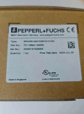 议价-倍加福MNI40N-0A01K261N-01000全新原装正