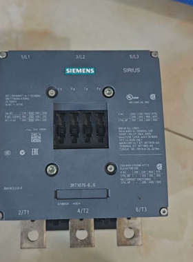 议价-3RT1076-6AP36 西门子接触器 黑色新款 裸机 全