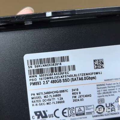 议价-三星PM893固态480G