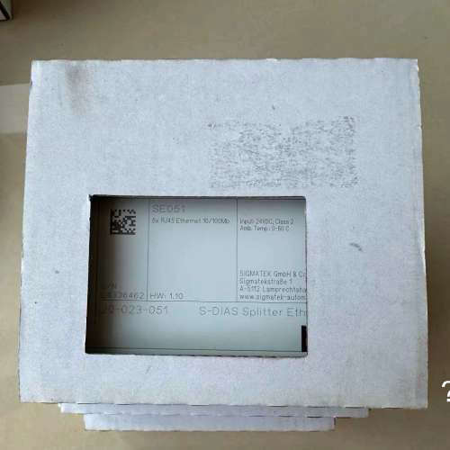 议价-全新SIGMATEK西格玛泰克SE051 原装现货 20-0