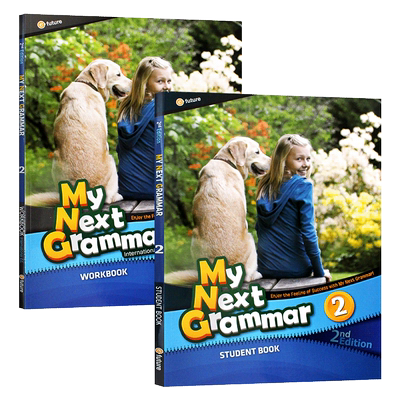 进口原版My Next Grammar 2级 少儿英语高级语法短期寒暑假专项训练 课本+练习册