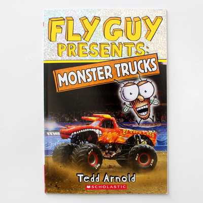 英文原版 Fly Guy Presents: Monster Trucks 苍蝇小子:怪物卡车 儿童初级桥梁章节书 儿童汽车和卡车图书 1--3年级阅读