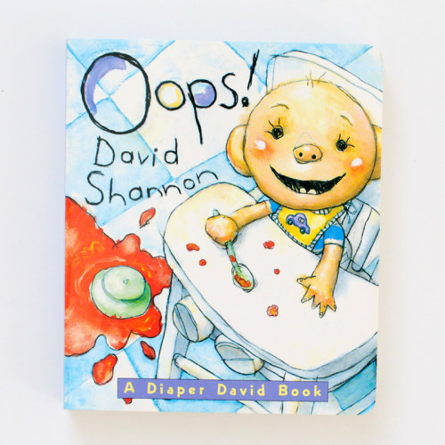 4-10岁 大卫不可以系列：OOPS!: A DIAPER DAVID BOOK  嘘 大卫宝宝的故事  英文原版 吴敏兰书单 儿童启蒙早教培养  学乐 纸板书