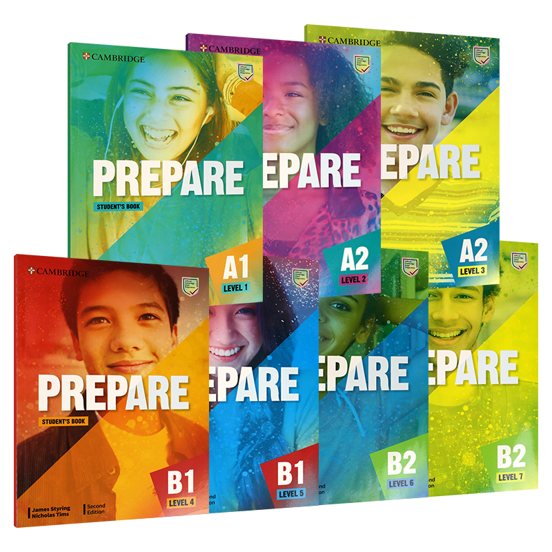 原版进口剑桥英语考试KET备考Prepare A1/A2/B1/B2级别学生课本练习册剑桥Prepare中学英语剑桥少儿英语考级_虎窝淘