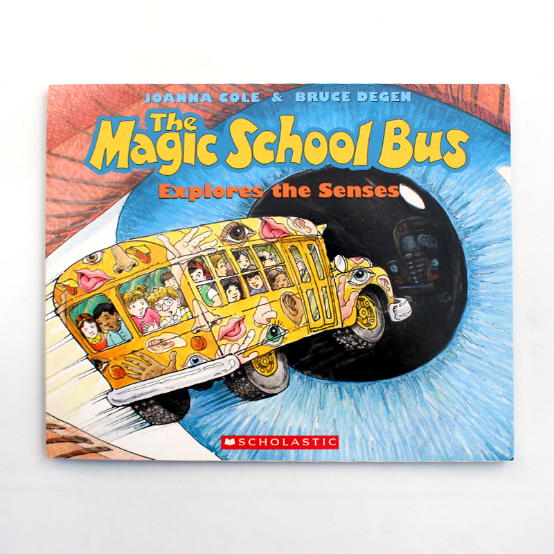 【清仓】神奇校车系列: 探访感觉器官 The Magic School Bus Explores the Senses 英文原版4-10岁儿童科普认知图画书趣味故事