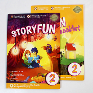 剑桥少儿英语YLE一级考试教材Storyfun 2级别学生书练习册在线账号第二版剑桥考级Starters备考用书资料英文原版小学一二年级PreA1