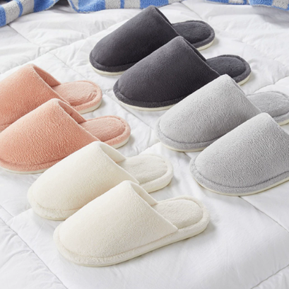 秋冬女士室内保暖棉拖鞋