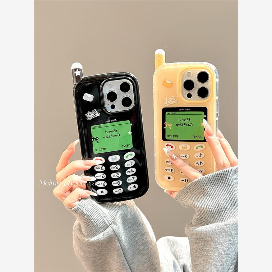 ins小众创意诺基亚大哥大适用苹果16promax手机壳iPhone15新款13复古14pro个性女16pro超火15pro高级感16全包