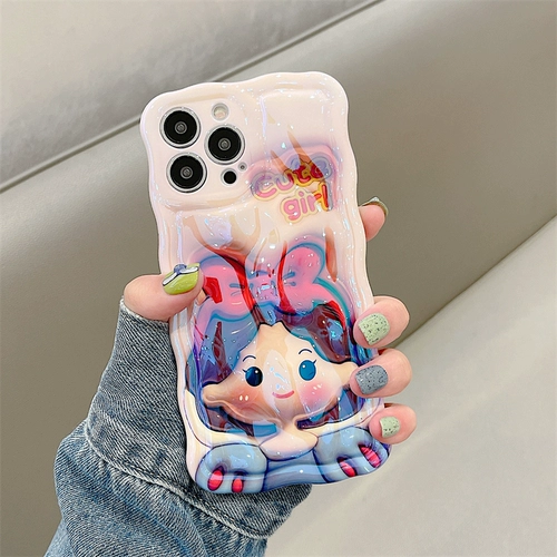 Apple, милый мультяшный креативный совместимый iPhone 13, чехол для телефона, силиконовый iPhone12 Pro, защитная сумка, защитный чехол, 3D, iphone, 14promax, 2023, защита при падении