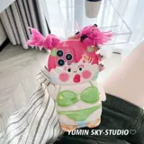 Apple, мультяшный совместимый iPhone 13, трехмерный чехол для телефона, iPhone14 Pro, iPhone12 Pro, iphone, 14promax, 13promax, защита при падении