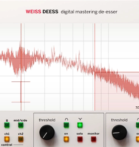 Weiss Deess De-Esser by Softube 去齿音插件人声效果器 正版