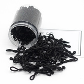 皮筋发圈耐用扎头发头绳女儿童黑色发绳大人不伤发马尾老式 橡皮筋