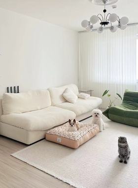 MOMMOM原创设计师猫狗通用可拆洗防水内胆全棉衍缝狗窝猫咪睡垫mo