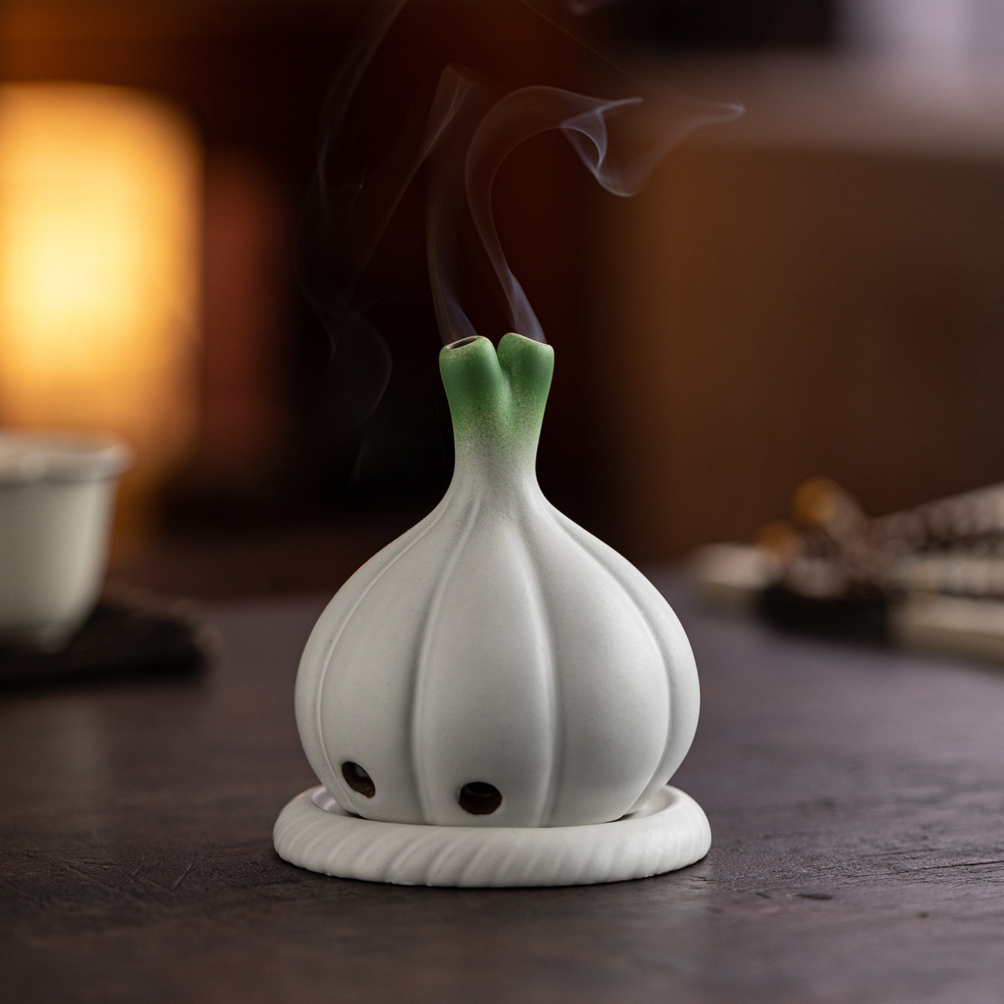 创意有趣大蒜盘香炉家用室内沉香檀香座点香器茶台桌面蒜头熏香炉,家居饰品,香托/香盘/香座/香插,淘宝优惠券,粉丝福利购,淘宝优惠卷