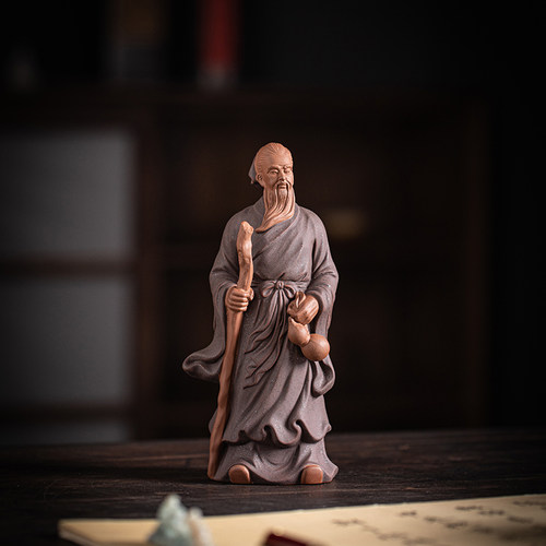药王孙思邈陶瓷工艺品摆件古代中医神医雕像家居客厅人物装饰摆设