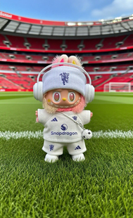 定制17cm玩偶衣服三代拉布布曼联客场球衣前方高能Labubu新款娃衣