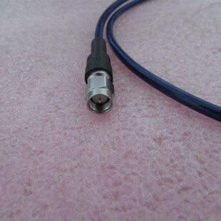80cm SMA双公 18GHz 超柔测试电缆 射频 稳幅稳相 不锈钢接头