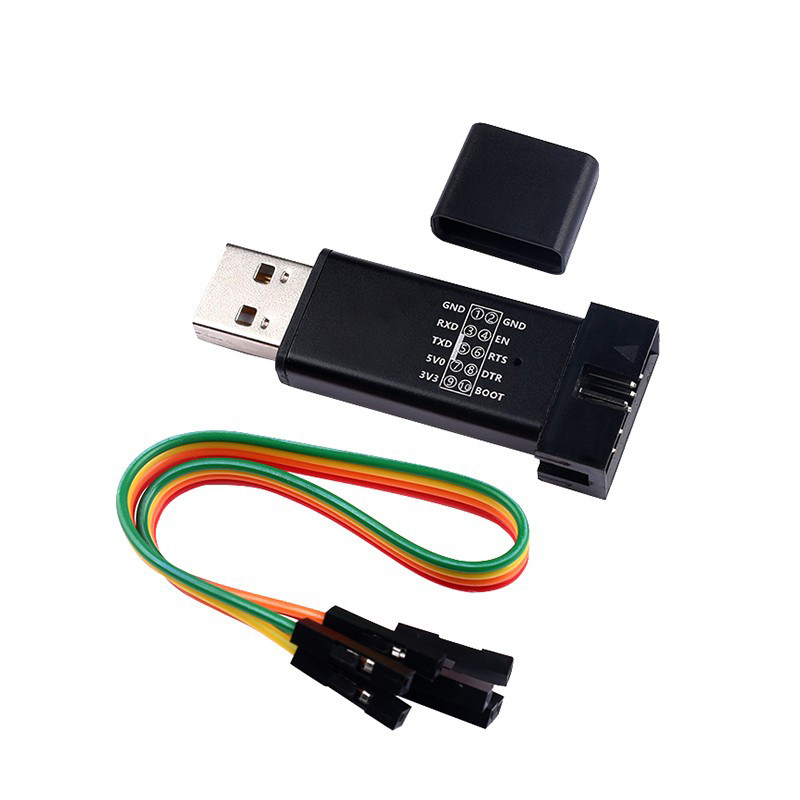 ST-LINK V2下载器仿真器支持STM8 STM32编程器自动升级烧录下载线