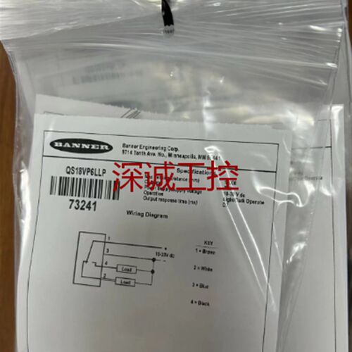 BANNER邦纳 QS18VN6LLP/QS18VP6LLP 激光传感器 全新原装现货