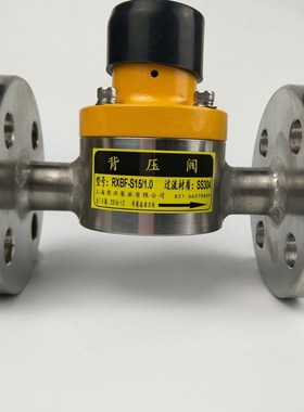 不锈钢背压阀SS304/SS316L不锈E钢法兰背压阀RXBF法兰连接背压阀