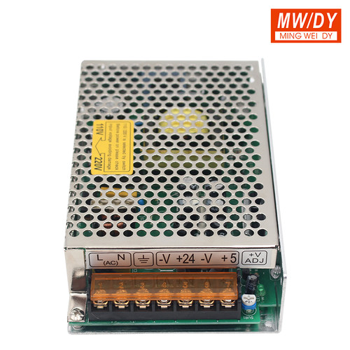 开关电源5V/24V双组输出开关电源5V5A 24V2A双组输出开关电源D75B