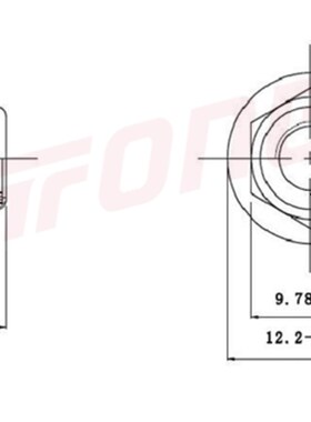 304/316不锈钢法兰面尼龙防松螺y母DIN6926 GB6183带垫锁紧螺母
