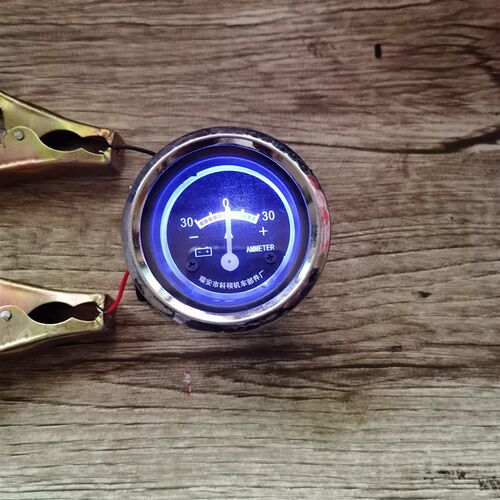 【电流表】汽车货车收割机拖拉机30A充电电流指示表12/24v 通用