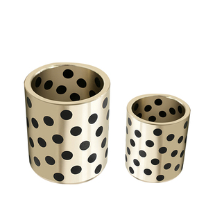 JFB4555 5565肩型无油衬套法兰自润滑轴承翻边石墨铜套轴套 5060