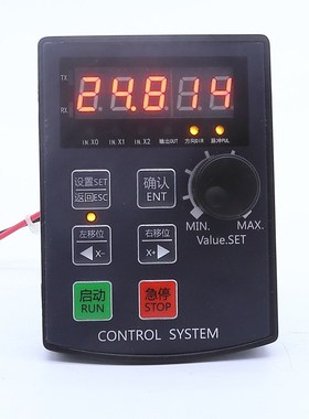 单轴步进伺服电机脉冲驱动控制器HF套装正反转定长调改速串口RS48