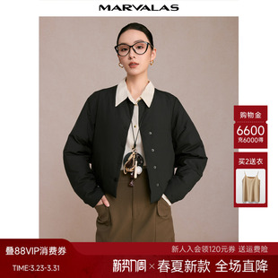 面包服棉衣纯色加厚上衣女短外套 新品 曼德诗短款 棉服2026春季