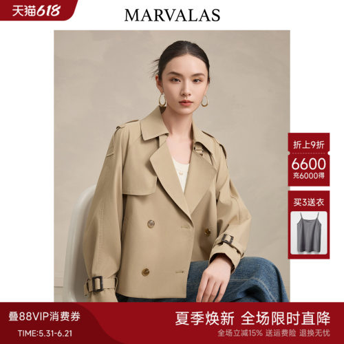 曼德诗气质通勤肌理感风衣