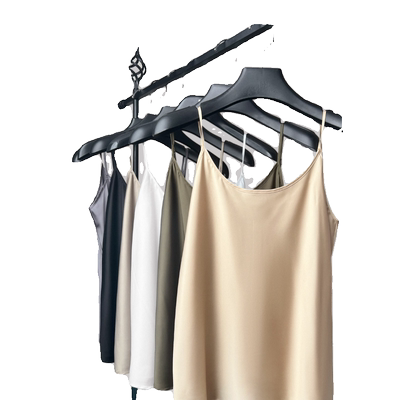 曼德诗2025秋季新款简约缎面吊带衫轻薄背心百搭无袖上衣