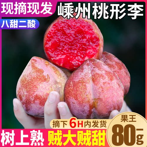 现货！嵊州桃形李子老树大果礼盒