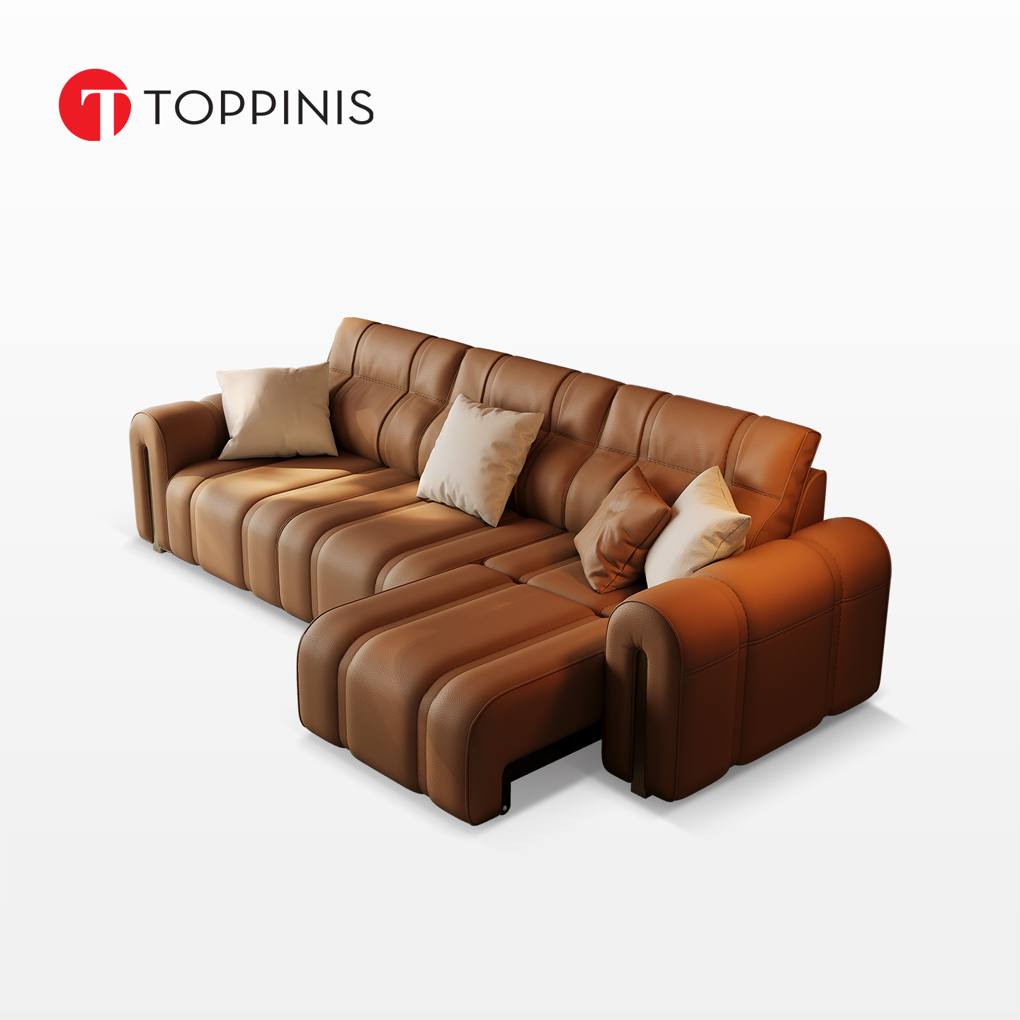 客厅电动功能沙发床一体两用