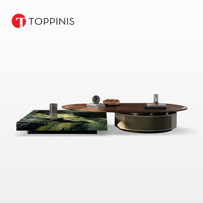 Toppinis设计师轻奢高端奢石茶几