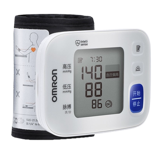 欧姆龙6121/6160手腕式电子量血压的测压仪家用T30J医用血压计