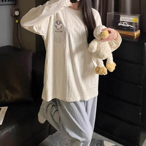 长袖纯棉家居服日本GP卡通睡衣