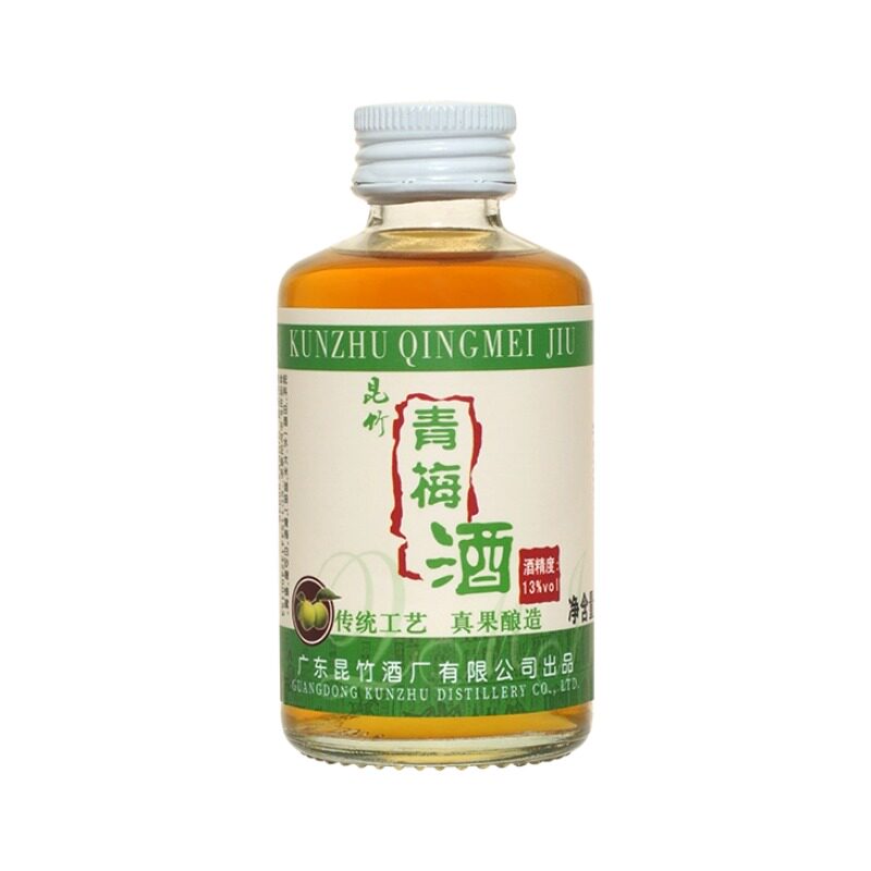 【U先试用】昆竹青梅酒13度100ml 自然本格梅酒 始于1993昆竹酒厂