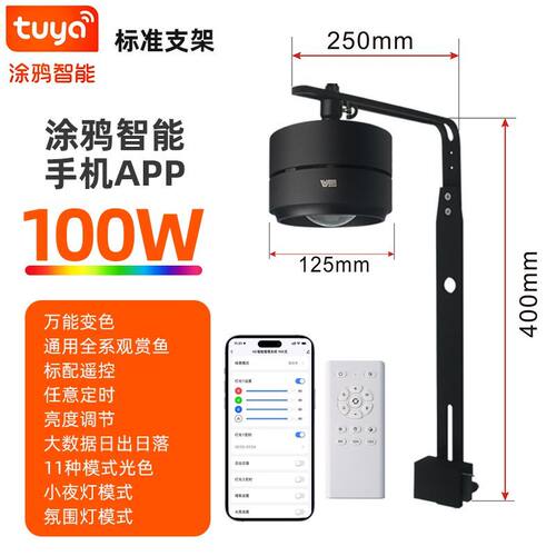 戏鱼100W涂鸦语音WIFI筒灯