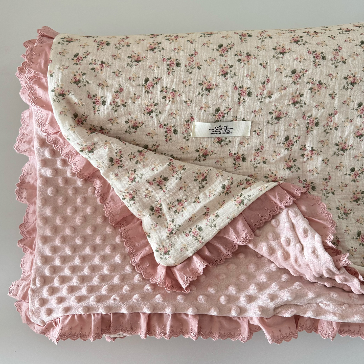 a全棉双层纱b豆豆绒被套2024新款