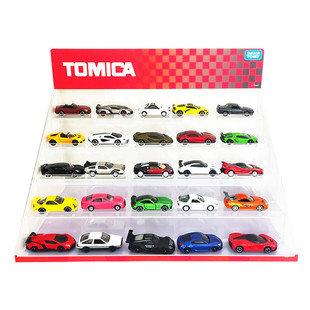 TOMY多美卡tomica合金汽车模型展示柜 展示架 收纳盒 陈列防尘罩