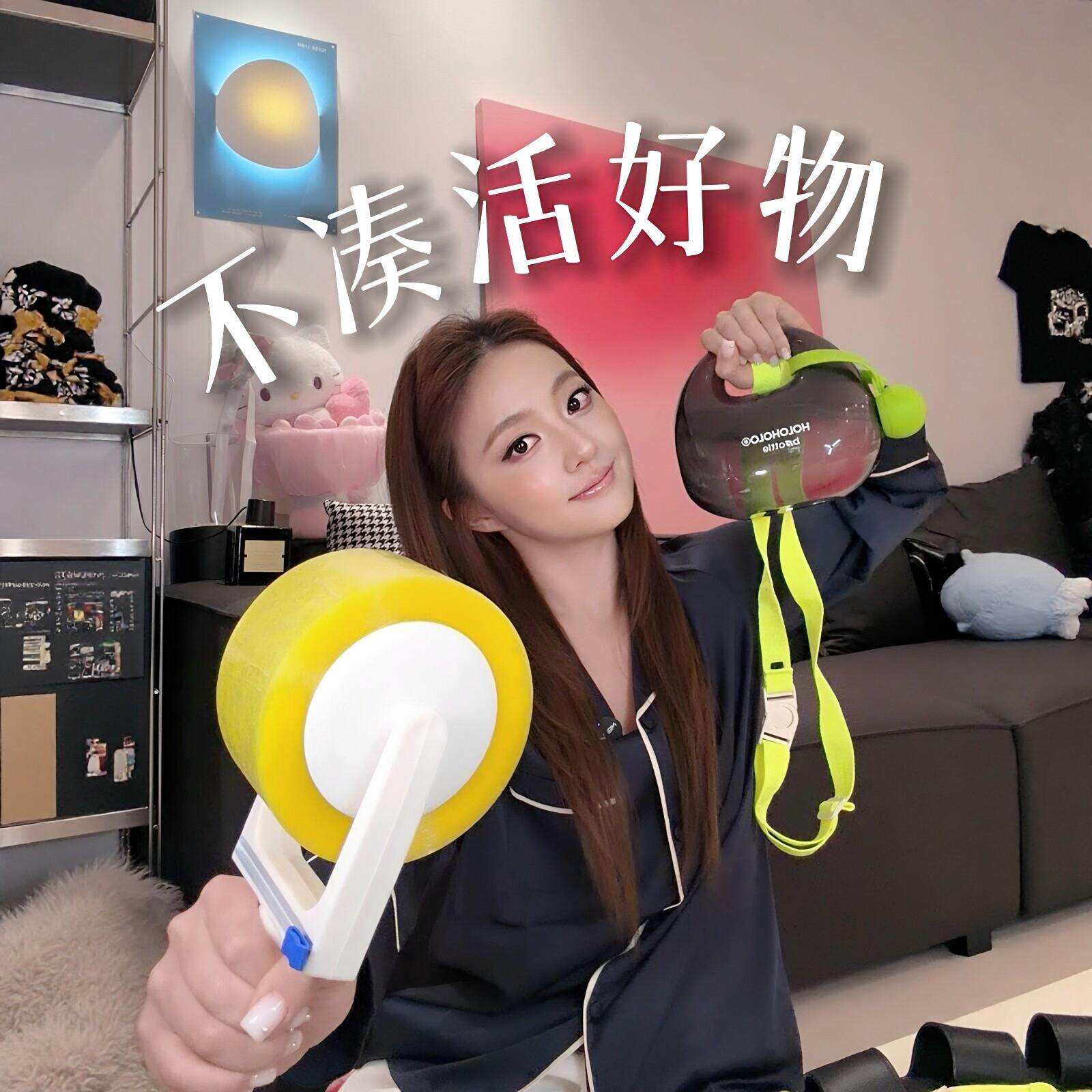 反向胶带卷筒深色衣物粘毛器可撕拉透明胶家用去宠物毛发灰尘神器