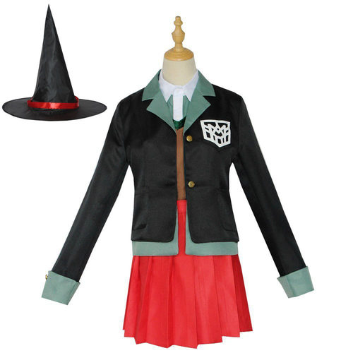 新弹丸论破V3cos魔术师 梦野秘密子全套cosplay服装校服制服