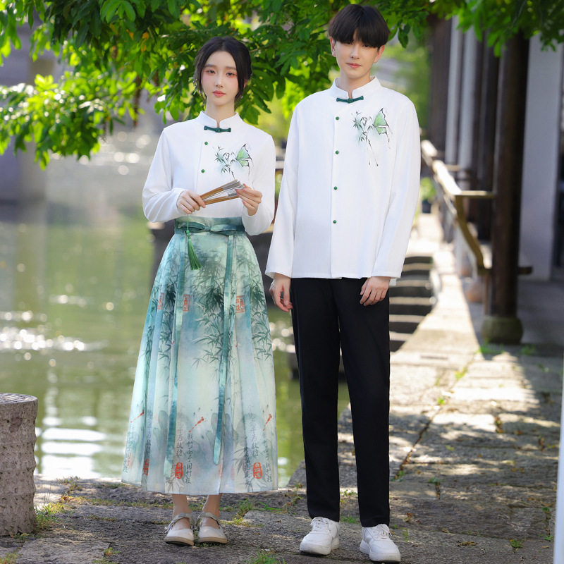 2026中学生班服情侣装原创古风新中式运动会朗诵舞台班服演出校服