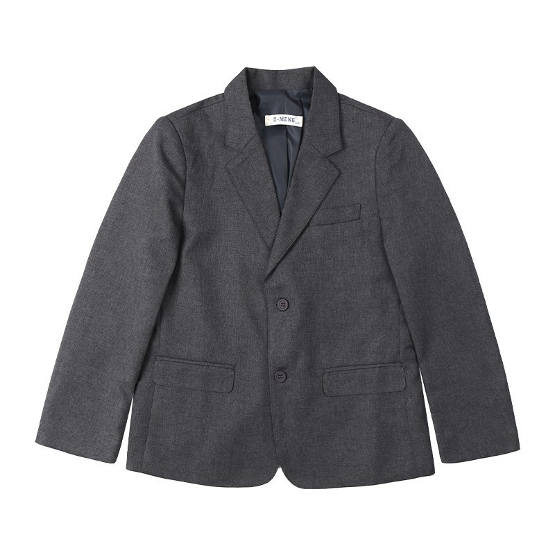 英伦学院风西服小学中礼服学生校服深灰色西装外套西裤毕业礼服