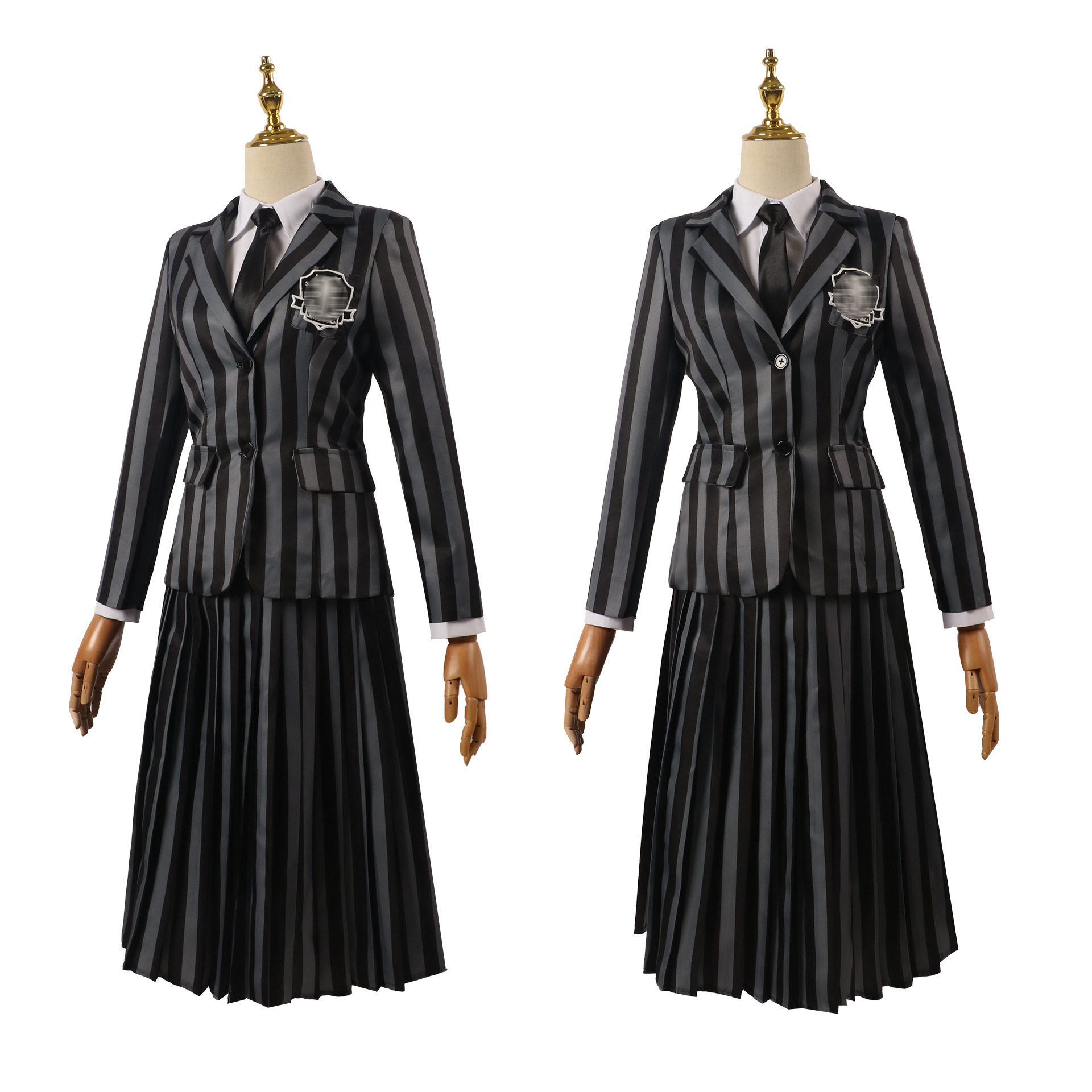 亚当斯一家cos服美剧Wednesday星期三校服cosplay同款万圣节服装